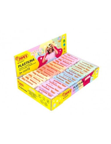 Plastilina Jovi 6 colores pastel 30 pastillas de 50 gramos