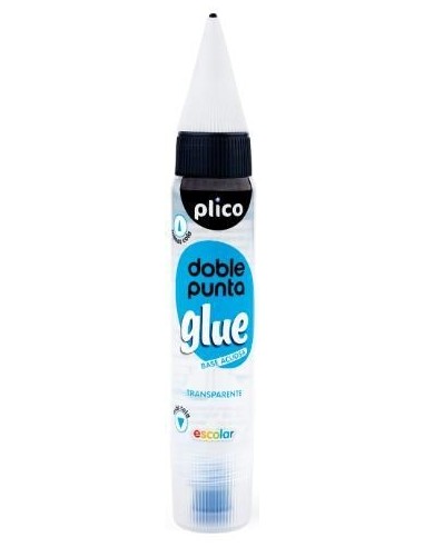 Cola transparente Doble punta Glue